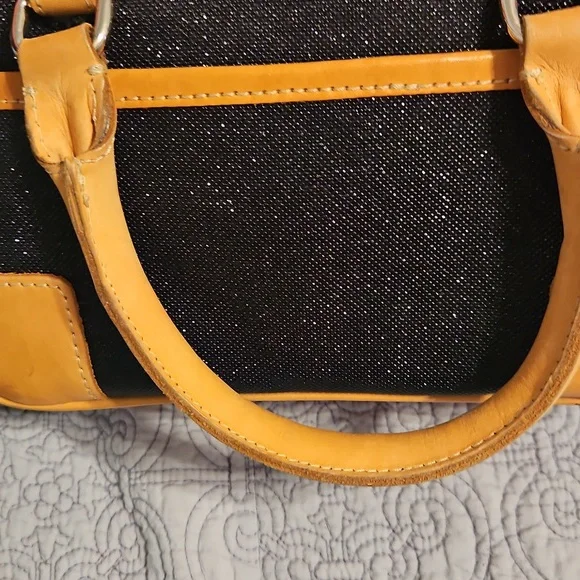 Consuela Black and Tan Tote Bag - Picture 6 of 7